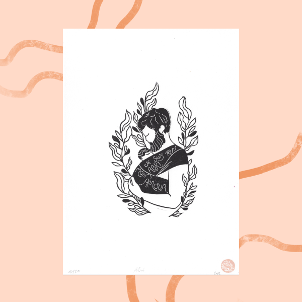 papa naissance portage illustration