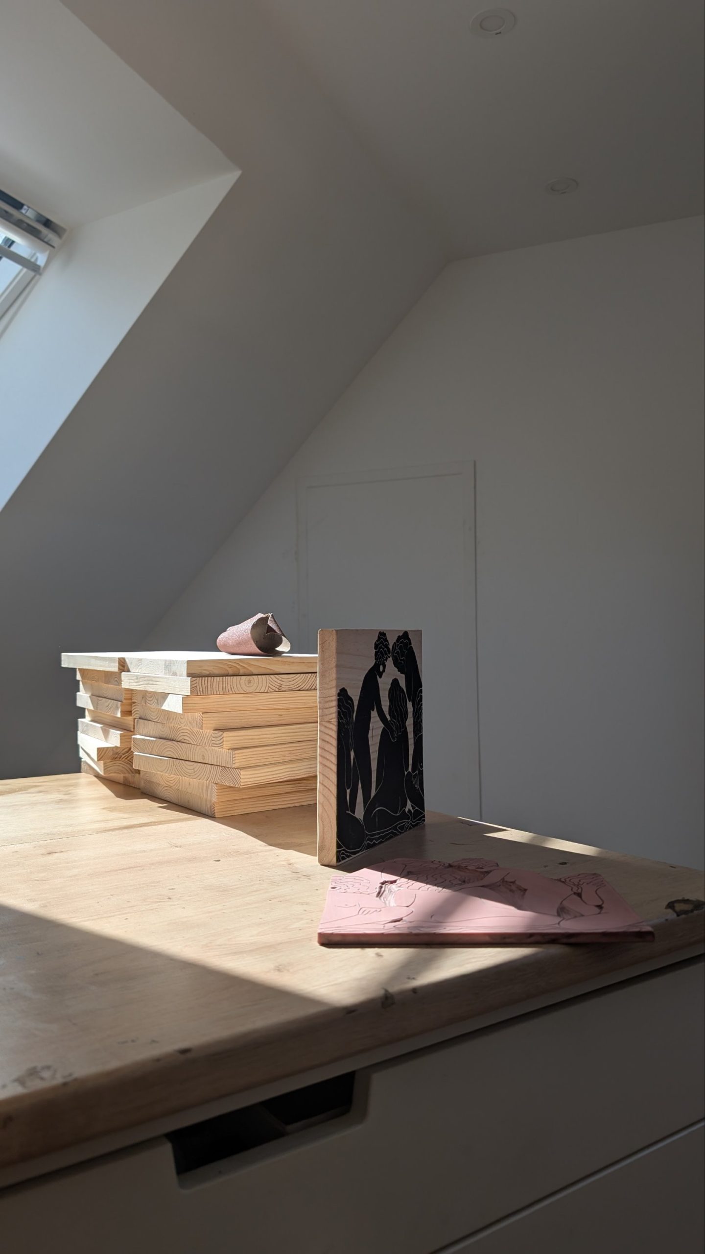 Fresque sur bois - Passages – Image 2