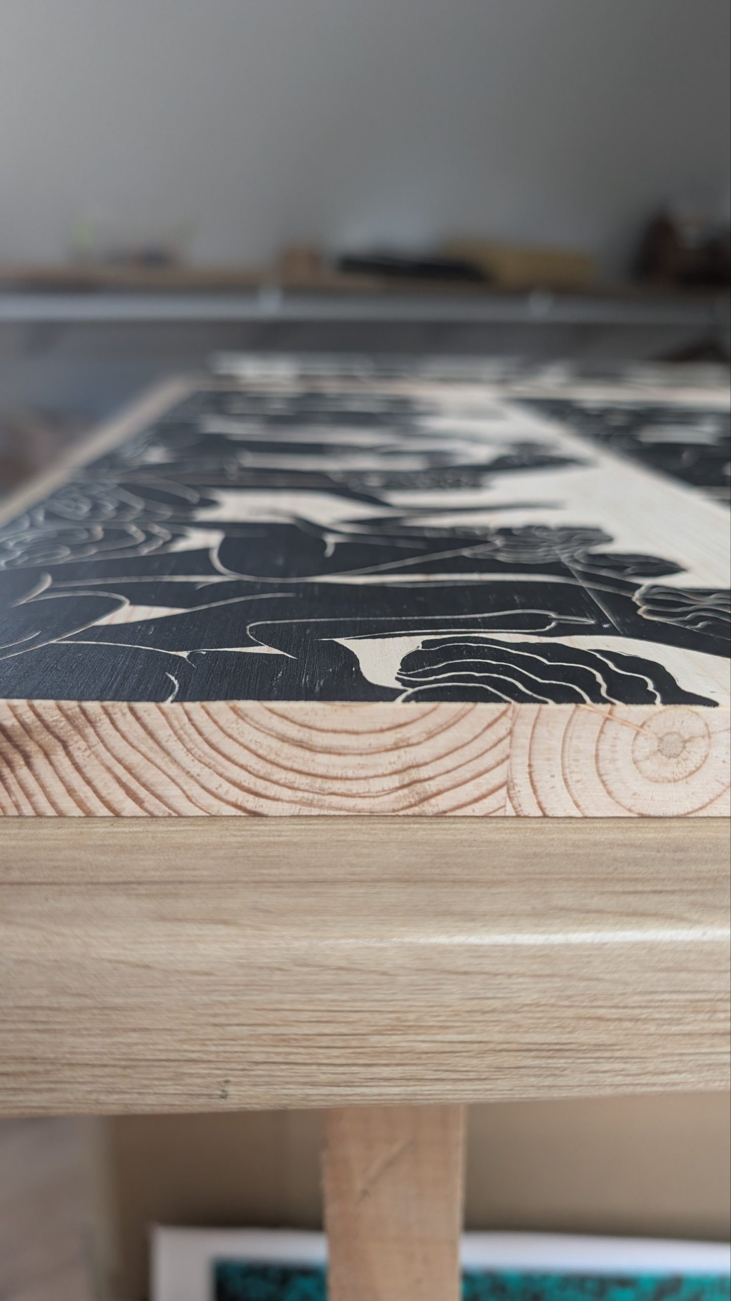 Fresque sur bois - Passages – Image 3