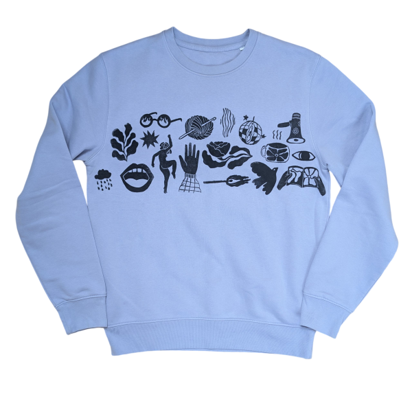 fripes imprimées ~ sweat 1