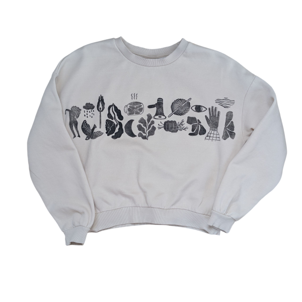 fripes imprimées ~ sweat 4