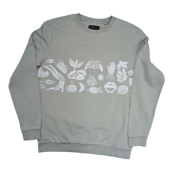 fripes imprimées ~ sweat 11
