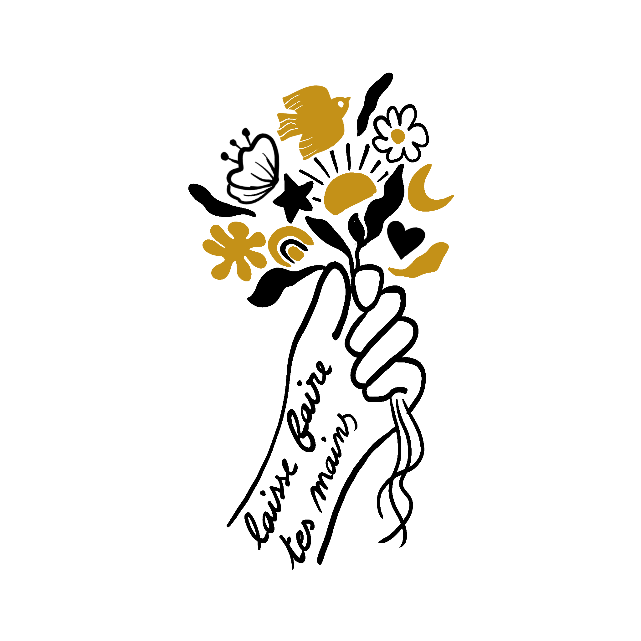illustration portage bébé